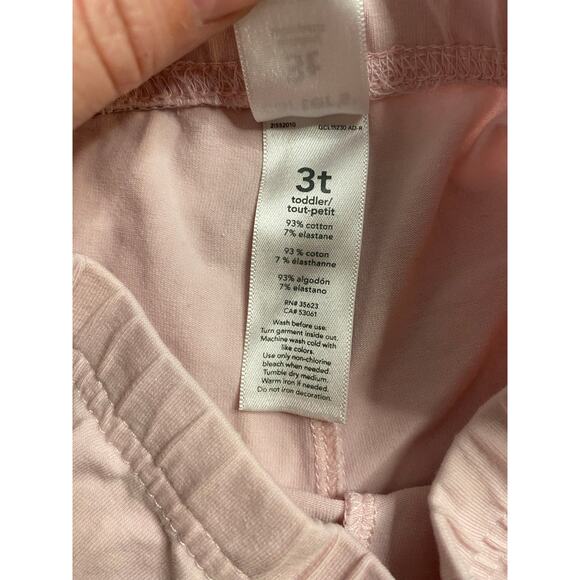 Soft Pink Cotton Bike Shorts Carter’s 3T Toddler - Picture 4 of 5